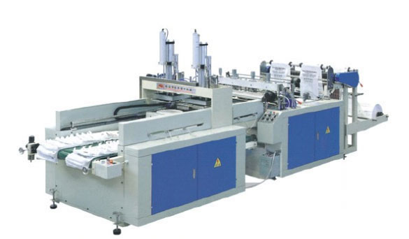JD-DFR-400×2 Automatic T-Shirt Bag Making Machine